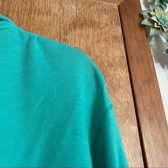 PINK Victoria’s Secret Teal Green Quarter Zip - Picture 9 of 9